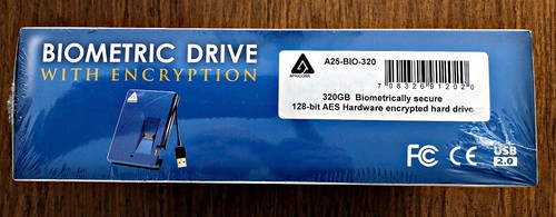 HDD Apricorn Aegis Bio A25-BIO-320 - Biometric Fingerprint Access Hard Drive - Picture 3 of 6