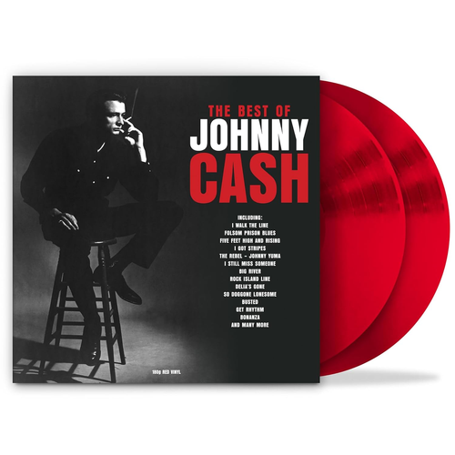 Johnny Cash - The Best of Johnny Cash Deluxe Version Red Vinyl Record 2 LPs - Picture 4 of 12