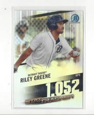 2020 Bowman Chrome Stat Track #ST4 Riley Greene Tigers