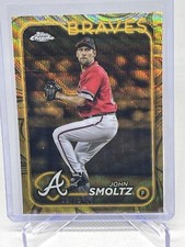 2024 Topps Gilded Collection John Smoltz Gold Wave /75 - Braves