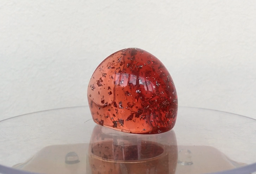 Massive Summer Ring №48 Lucite Acrylic Plastic Transparent Red Color Ring Size 7 - 第 1 支影片,共 1 支