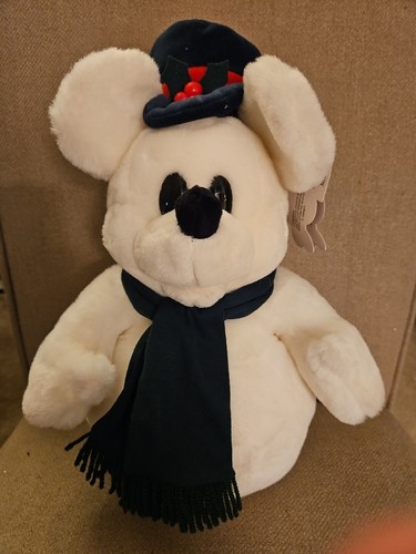 Vintage Mouseketoys viktorianischer Schnee Mickey & Schnee Minnie neu mit Etikett - Bild 2 von 15