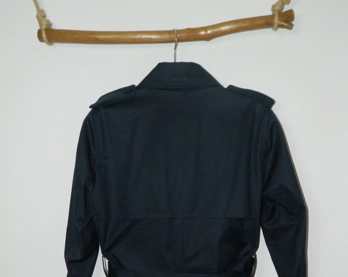 Sandro Trench Men s Blue Marine Blue Magnetic Trench Coat Size