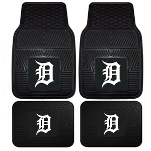 Detroit-Tigers-Car-Floor-Mats-4pc-Sets-Auto-Truck-SUV-Heavy-Duty