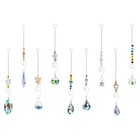  9 Pcs Geschenk-Ornament Regenbogen-Engel-Sonnenfänger Kristalle Anhänger