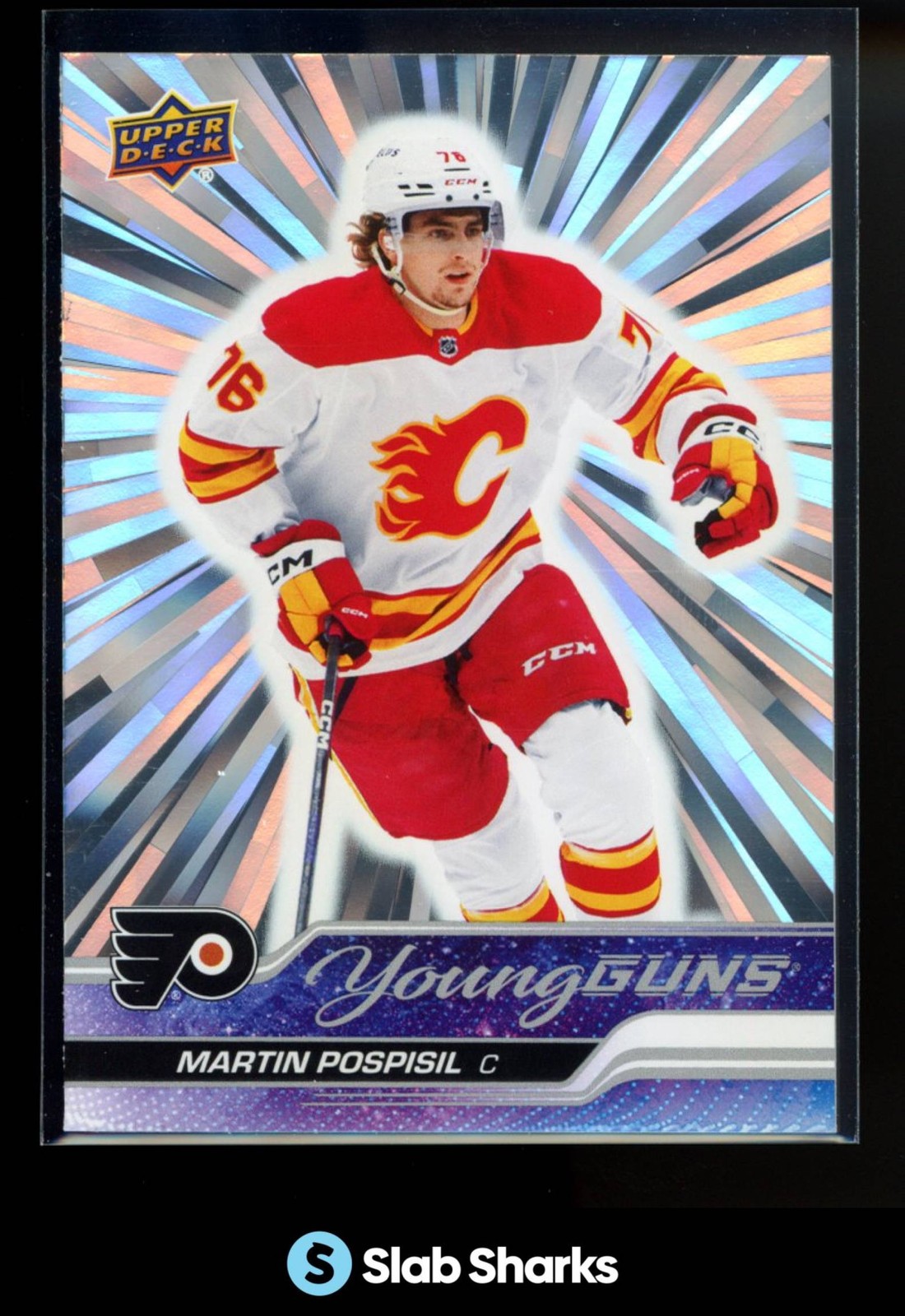 2023 UPPER DECK #713 MARTIN POSPISIL OUTBURST SILVER YOUNG GUNS RC ROOKIE