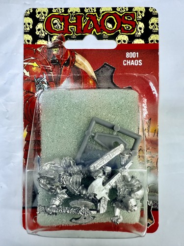 Warhammer Chaoskrieger Rogue Trader Rare Blister mit 2 Figuren 8001