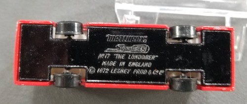 RARE VTG LESNEY MATCHBOX 1-75 SERIES No 17 LONDONER BUS IMPEL 73 W/BOX NICE - Picture 9 of 13