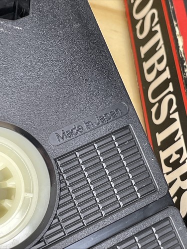 Ghostbusters VHS 1985 TDK mark on back - MADE IN JAPAN Collectors Rare - Picture 4 of 7