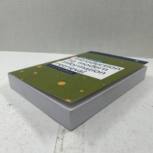 Introduction To Modern Information Retrieval 3rd ed. G G Chowdhury pbk 2010 - Picture 13 of 14