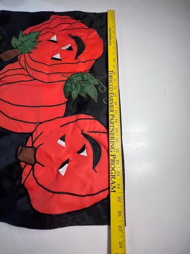 HALLOWEEN Flag Pumpkins Bat Moon Garden YARD HOUSE BANNER 40x27” - Picture 5 of 6