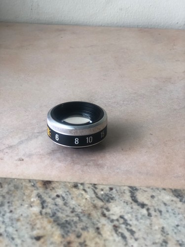 Vintage unbranded camera lens 1 & 1/2" wide - as is/untested - Picture 1 of 11