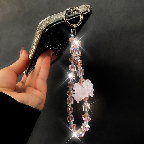 Anti-Lost Phone Hand Rope Hand-beaded Bag Pendant Mobile Phone Lanyard Strap - Photo 5 sur 16