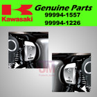 COUVERCLES DE CORPS D'ACCÉLÉRATEUR CHROMÉS GAUCHE ET DROIT D'ORIGINE KAWASAKI 2019 - 2023 W800