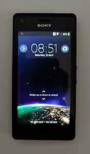 Sony Xperia M (C1905) - Schwarz - Entsperrt - Funktionsfähig - Vintage Android