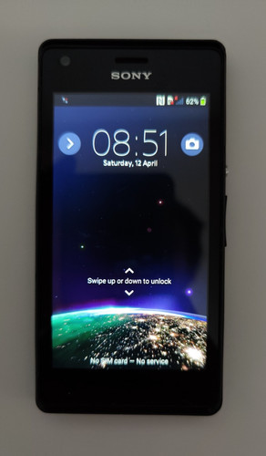 Sony Xperia M (C1905) - Schwarz - Entsperrt - Funktionsfähig - Vintage Android