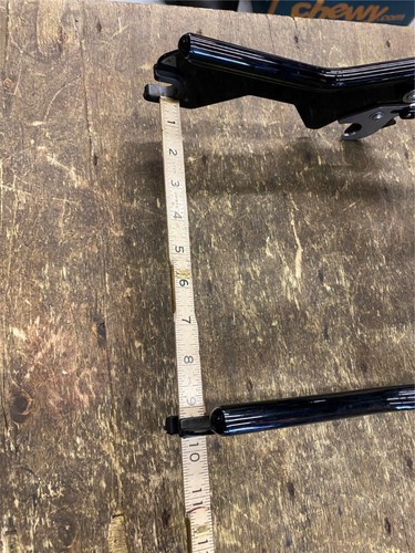 OEM Holdfast Sissybar passenger Backrest Harley M8 Softail Street bob Luggage ra - Foto 5 di 11