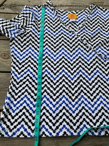 Ruby Rd Women’s Size Petite Large. Multi Color V Neckline 3/4 Sleeves - Picture 4 of 4