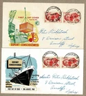 Australia 1963 WCS ACCA Export Pairs FDC Cover x2 cd Arncliffe