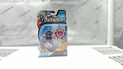 2011 Marvel Avengers Super Shield Captain America 4'' figure Comic Series NEW