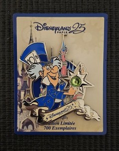 Disneyland Paris 25 Years Alice in Wonderland Mad Hatter - LE 700- 2017