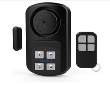 Pool Apartment Dorm Room Security Door Alarm with Remote Key Extra-Loud Siren