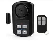 Pool Apartment  Dorm Room Security Door Alarm with Remote Key Extra-Loud Siren 