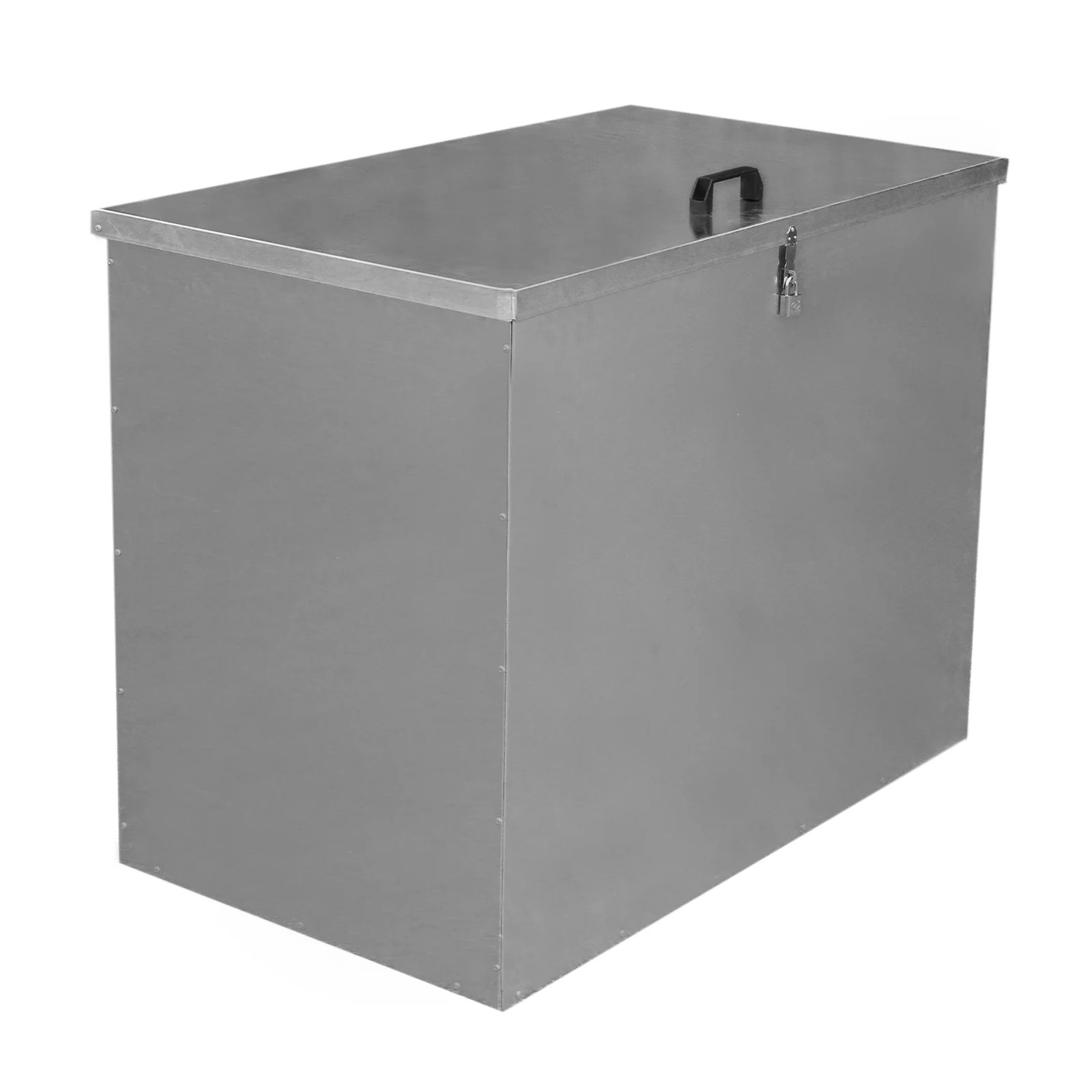 Conteneur nourriture animaux 64L en acier galvanisé premium au design épuré