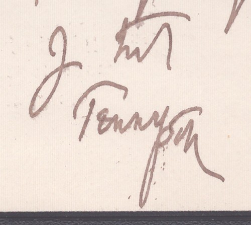 HALLAM TENNYSON - AUTOGRAPH LETTER SIGNED 12/15/1894 - Picture 2 of 3