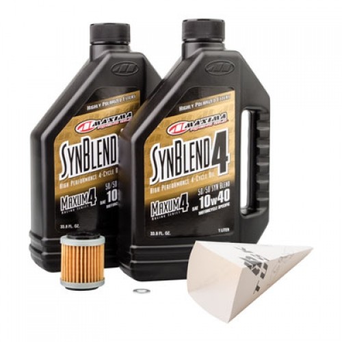 Tusk 4-Stroke Oil Change Kit Maxima Synthetic Blend 10W-40 1529860052 - Imagen 1 de 1
