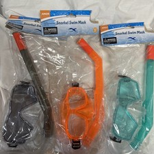 3 sets of swim mask with snorkel color may very with package.