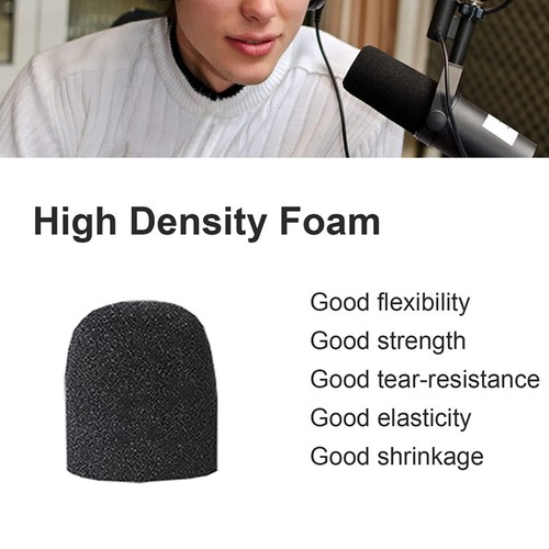 20Pack Black Foam Microphone Windscreen, Mic Foam Covers Handheld9604 - Imagen 4 de 6