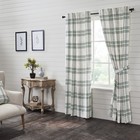 Farmhouse 84"x40" Panel Pair Green Rod Pocket Pine Window Curtains VHC Brands