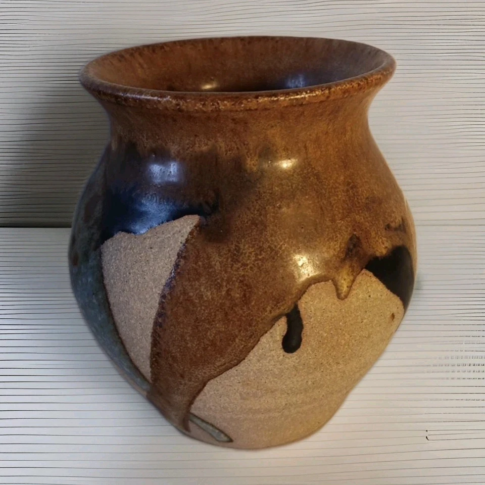 Graham Glynn (Yorkshire) Studio Pottery Posy Vase - 4" / 10cm Ht. - Image 2 of 4