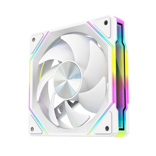Fan RGB 120mm High Airflow PC Fans Ultra-Quiet PWM Speed Control Enhanced8657 - Zdjęcie 3 z 7