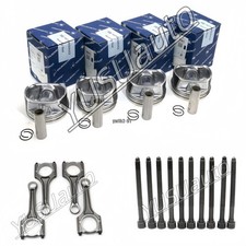 KS Pistons and Genuine Connecting Rods Φ20mm for AUDI A4 Q5 VW 2.0T 4 x Upgraded
