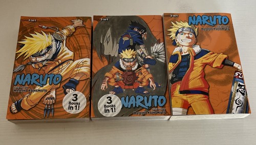Naruto 3-in-1 Edition Omnibus Volumes 4-12. Lot of 3 Books - Picture 2 of 3