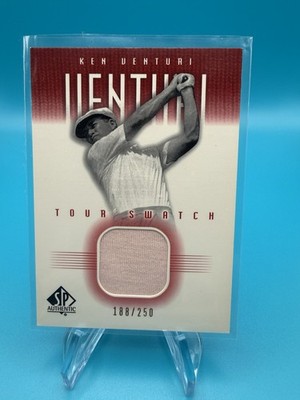 2001 SP Authentic Ken Venturi Tour Swatch Red /250