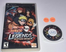 Naruto Shippuden Legends: Akatsuki Rising (Sony PSP, 2009) No Manual 25P