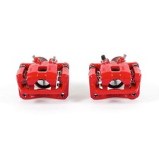 PowerStop S3358 Red Powder Coated Calipers For 08-14 Acura Honda Accord TSX