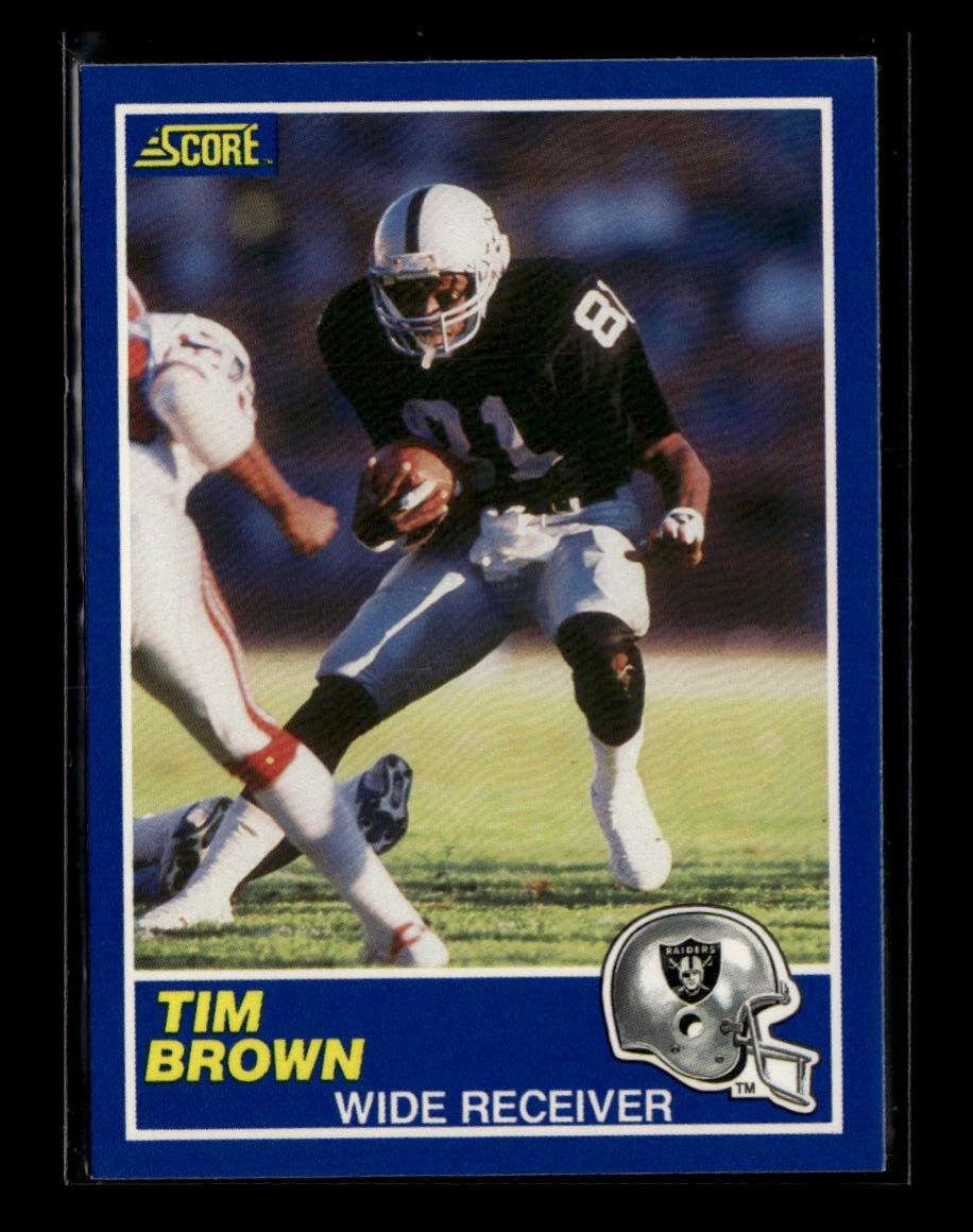 Tim Brown 1989 Score #86 RC