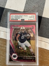 2021 Pat Freiermuth Prizm Draft Picks 127 PSA 10 Pink Circles 14/25. Penn State