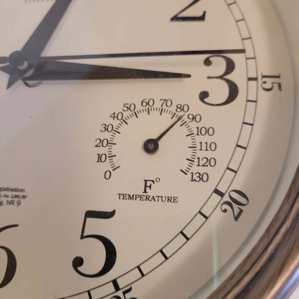 Reloj de Pared Analógico Humedad-Temperatura Sterling & Noble Foto 3 de 4