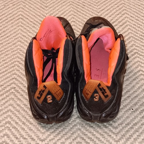 NIKE LEBRON  12 XII Elite Black Metallic Rose Gold 724559-091 Sneakers Men SZ 10 - Picture 4 of 5
