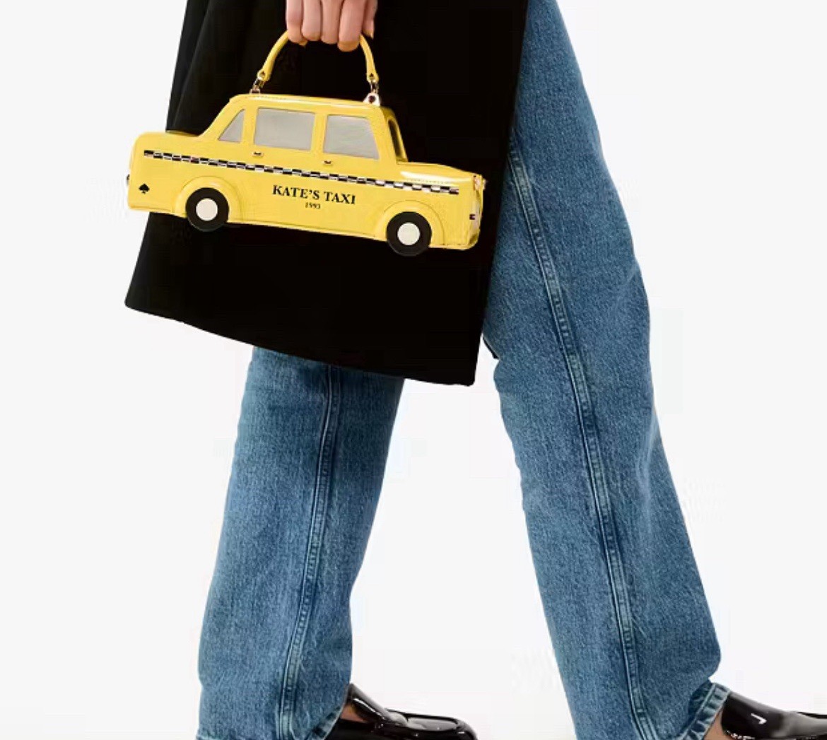 KATE SPADE BIG APPLE NYC 3D TAXI CROSSBODY KI975 FACTORY