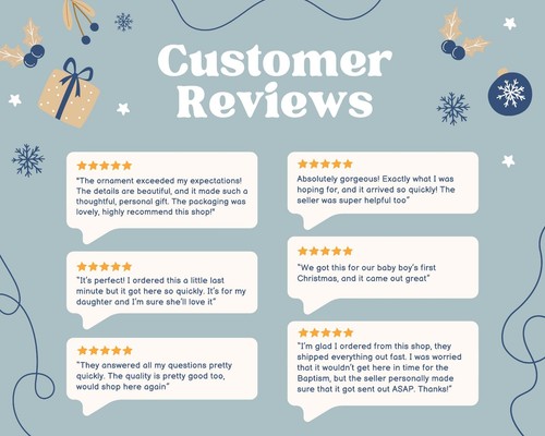 First Christmas Married Ornament, Mr and Mrs Baumschmuck, Our First Christmas - Bild 5 von 6