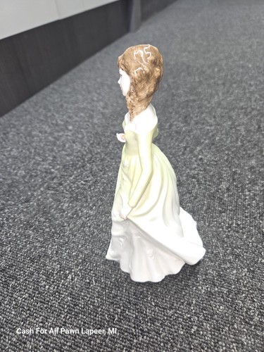 Raro 1997 Vintage Royal Doulton Hn 3883 Vestido Verde Chloe VHTF Figura - Imagen 4 de 5