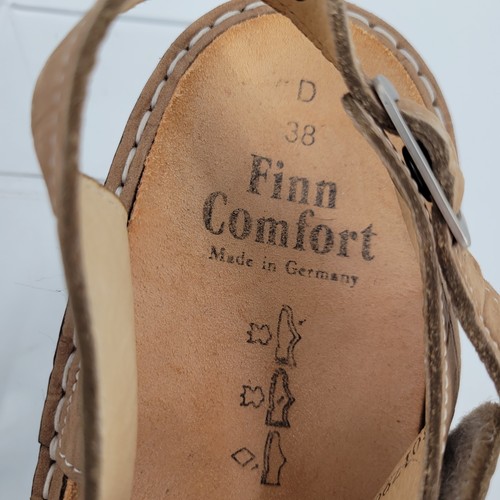 FINN COMFORT Sandalen Gomera hellbraun Nubukleder 8 D 38 verstellbar - Bild 4 von 10