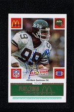 BAS 1986 McDonald's Play & Win Green Tab Mark Gastineau Beckett Auth Sticker