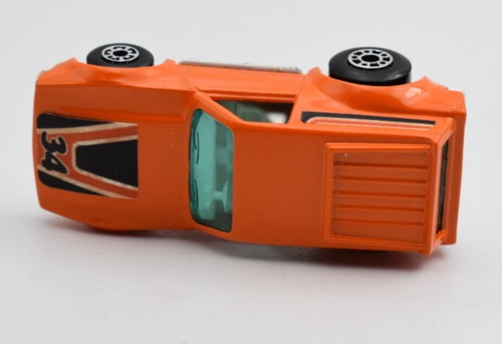 Matchbox Superfast MB34 Vantastic orange 34 Label ohne Motor. Lesney England - Bild 3 von 4
